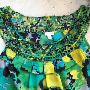 Anthro Odille sleeveless blouse